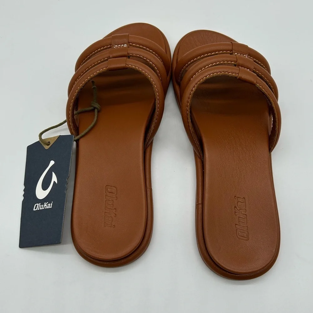 Olukai Women’s Tiare Slide Sandals – Fox Brown – Size W10 (EU 40) NWT - Picture 6 of 9